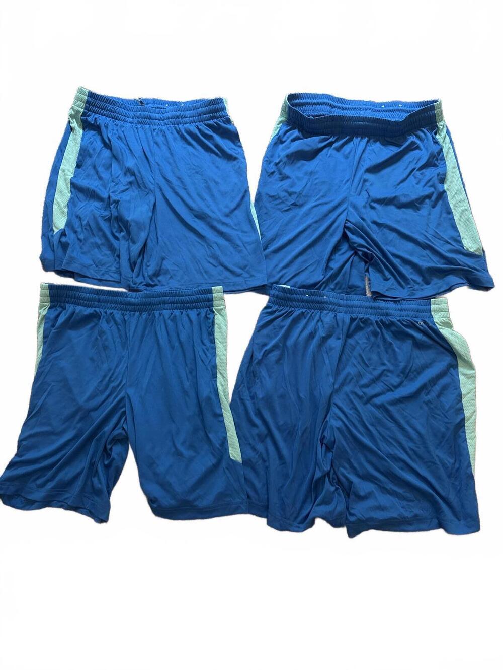 Tek Gear Kids Boys Blue Athletic Shorts XL Husky - Lot of 4